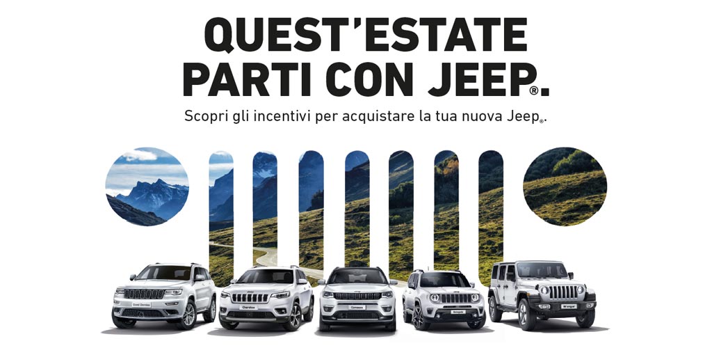 Incentivi su gamma Jeep Alba e Bra