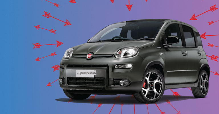 Fiat Panda Hybrid Alba e Bra