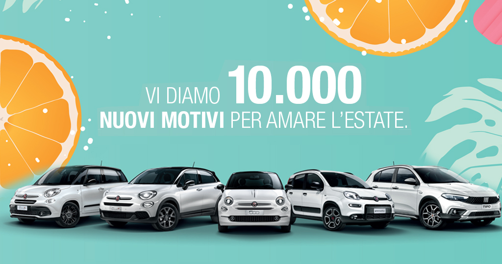 Gamma Fiat in promozione grazie agli incentivi statali
