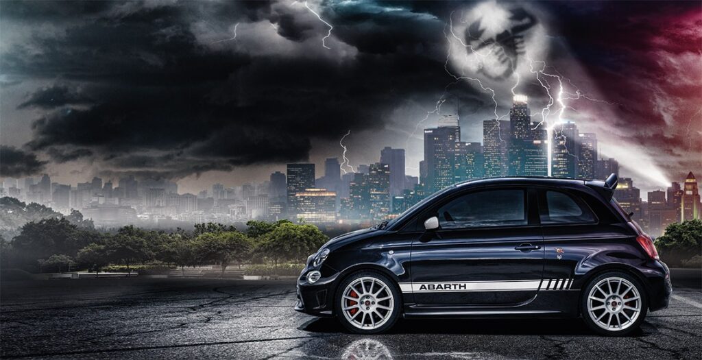  Gamma Abarth 695 da Spazio ad Alba e Bra