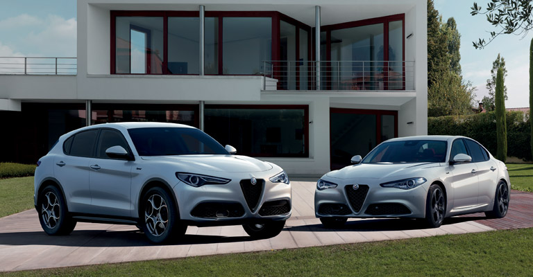 Alfa Romeo Stelvio e Giulia da Spazio
