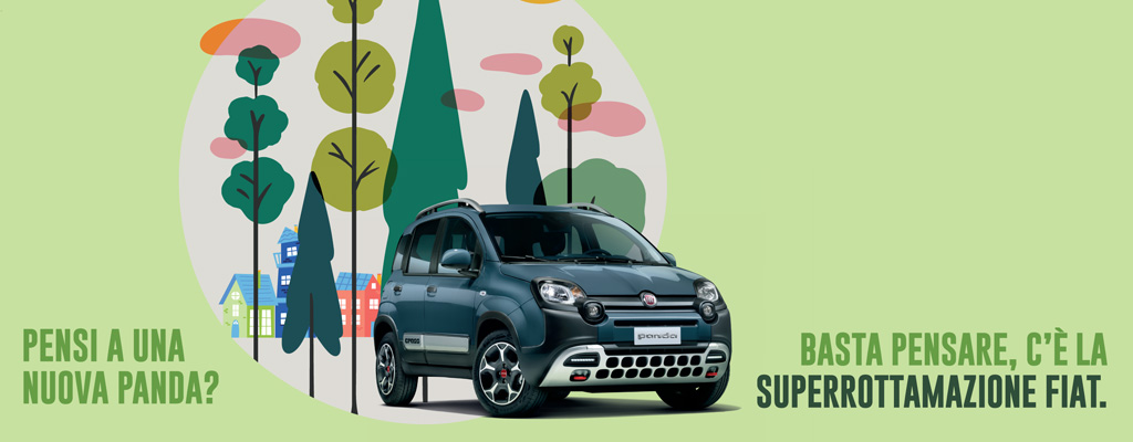 Panda Hybrid in promozione ad Alba e a Bra