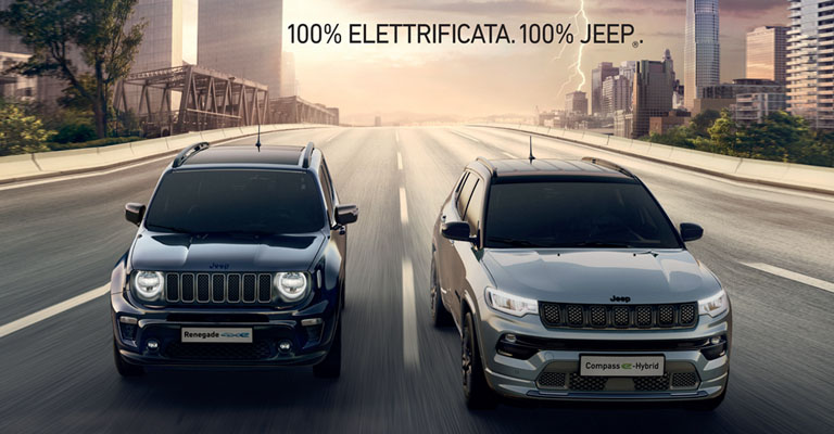 Gamma Jeep 4xe da Spazio Alba e Bra