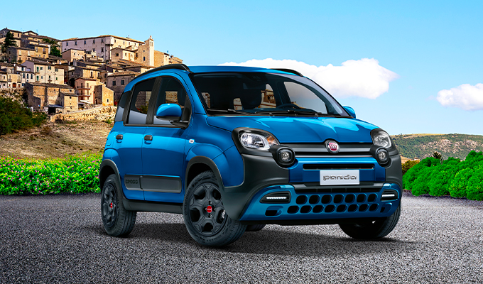 Fiat Panda ad Alba e Bra esterni